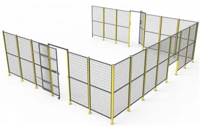 मशीन सुरक्षा के लिए मेष पैनल